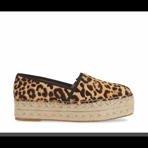 Steve Madden Alexia Leopard Espadrille flats SZ 6